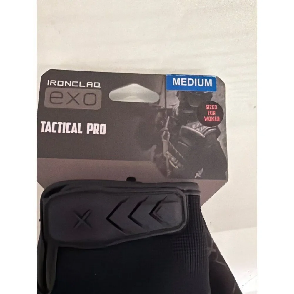 Ironclad Tactical Pro Women’s Black Gloves Size M